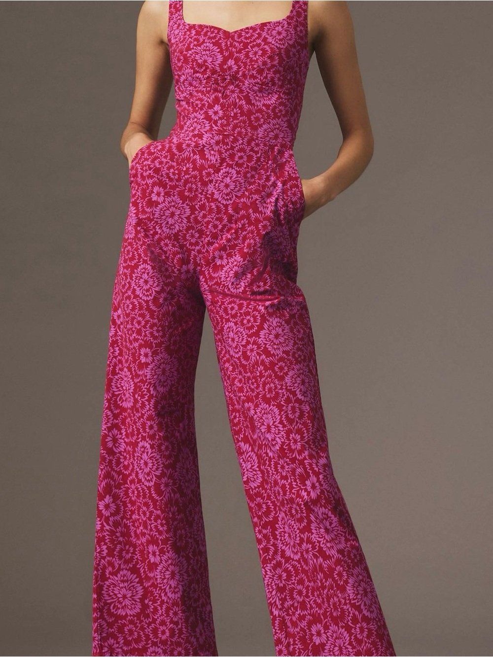 Anthropologie Maeve Printed Jumpsuit